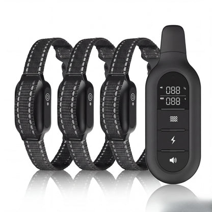 1000M Dog Training Collar Remote Control, Waterproof Rechargeable Dog Bark Collar with Shock Vibration Modes for All Dogs