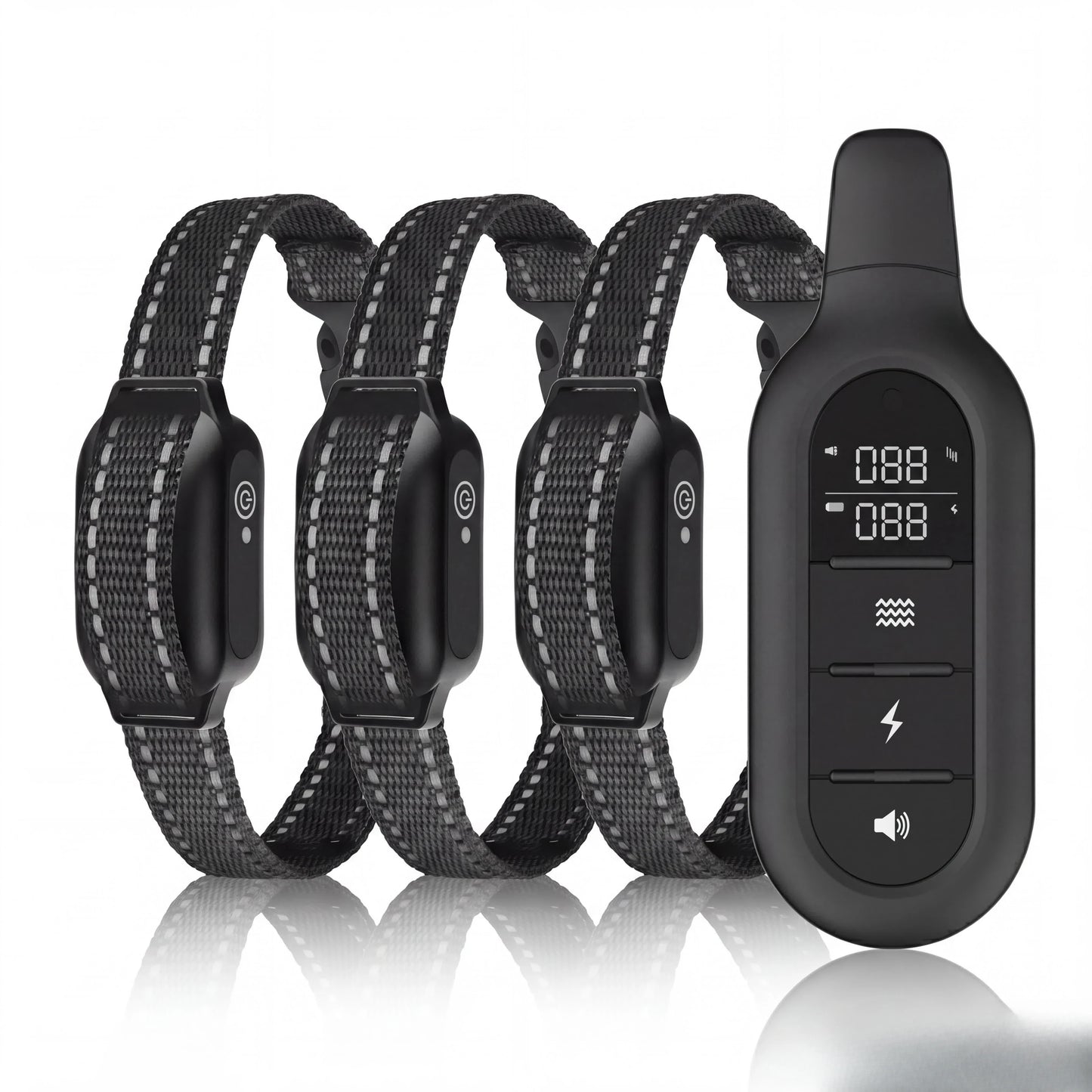 1000M Dog Training Collar Remote Control, Waterproof Rechargeable Dog Bark Collar with Shock Vibration Modes for All Dogs