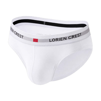3Pcs Low Waist Men's Cotton Briefs, No‑Fly U‑Pouch Sports Underwear, Sexy Elastic Breathable Daily Underpants Male