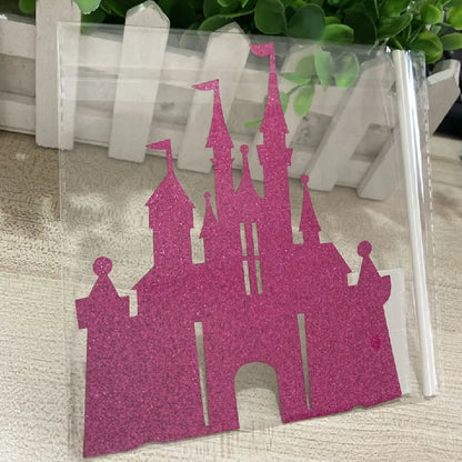 Castle Cake Topper Flag Rainbow Anniversary Cupcake Toppers For Wedding Happy Birthday Party Baking Decoration Happy New Year