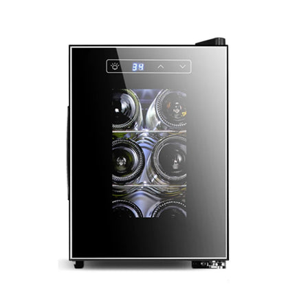 6 Bottle Portable Thermostatic Wine Cabinet Air Cooling Fridge Wine