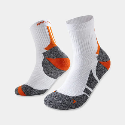 New Professional Marathon Running Sock Men Women Sports Fitness Ankle Thickened Cushioned Short Tube Low Cut Boat Ankle Socks