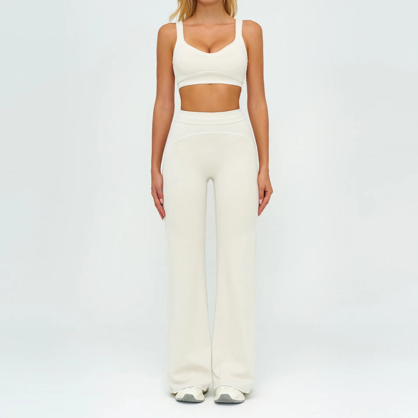 Yoga Suit 2PCS Women Tracksuits Sports Outfits Gym Clothes Running Sports Bra Suits Female Workout Yoga Clothes Athletic Wear