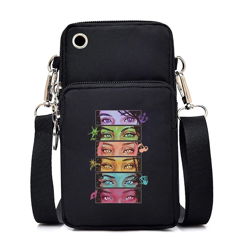 Funny Katseye Hip Hop Small Shoulder Bags Women Men Harajuku Katseye Mini Mobile Phone Bags 2026 New Purses Crossbody Bags Gifts