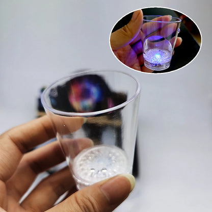 Led Cup Colorful Wine Glass Bar Drink Party Color Changing Cup Luminous Beer Mug Liquid Water Induction Flashing Glass For Vodka