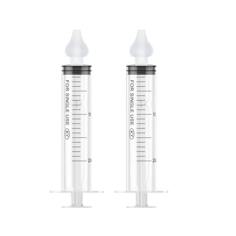 10ML/20ML Baby Nose Cleaner Needle Tube Nasal Aspirator Reusable Baby Rhinitis Nasal Washer Syringe Nasal Irrigator for Children