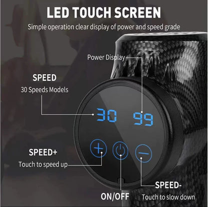 PHOENIX A2 PRO ATHLETE MASSAGE GUN High Frequency Massage Gun Muscle Relax Body Relaxation Electric Massager with Portable Bag