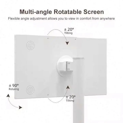 24 Inch Smart TV with Capacitive Touchscreen Portable Design Android Mini TV for Home Kitchen Bedroom Office Professional Pro