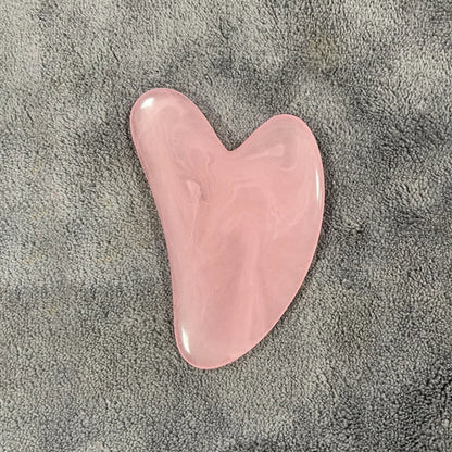 Heart Shape Face SPA Massage Facial Beauty Scraping Massage Face Massager Guasha Board Massager for Face Body Beauty Healty Tool