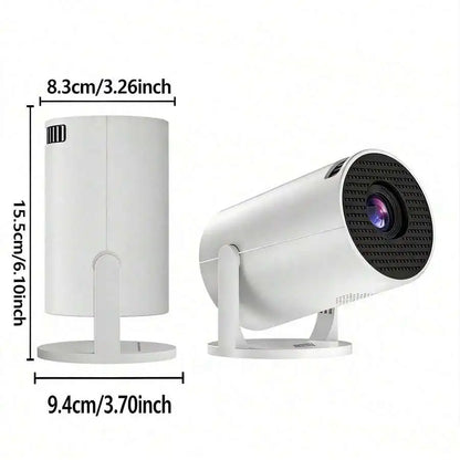 Projector - Supports 4K resolution, brightness 5000 lumens, 240 °   Full-angle projection, automatic keystone correction and autofocus, WiFi 6 and Bluetooth 5.3 wireless projection, ultra-quiet design ≤26 decibels