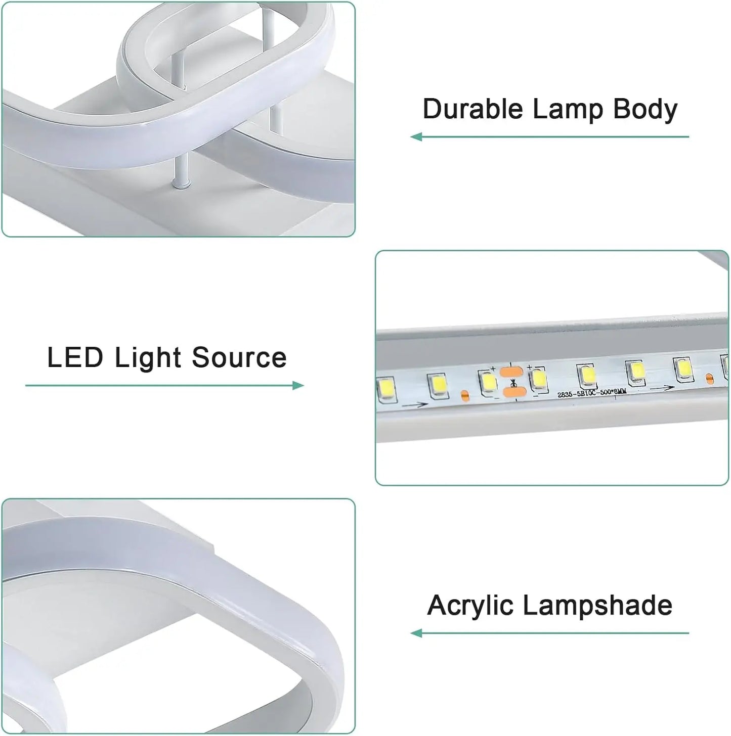 Modern LED Ceiling Lights Square Aisle Lamps Small Corridor Ceiling Fixtures for Hallway Kitchen Bedroom Stair Living Room Study