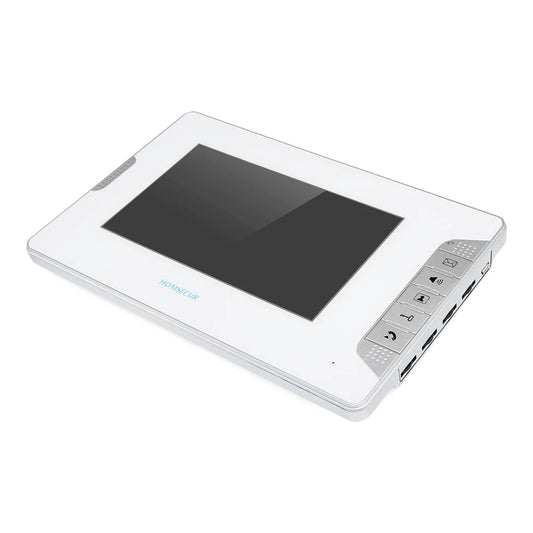 HOMSECUR XM703-W  7" TFT LCD Color Indoor Monitor V70E-W for XSL Video Door Phone Intercom Home Security Villa Doorbell