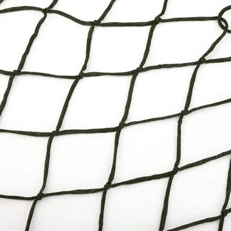 Outdoor Gear - Thickened Mesh Camping Hammock, Nylon Rope Single-Person Mesh Hammock