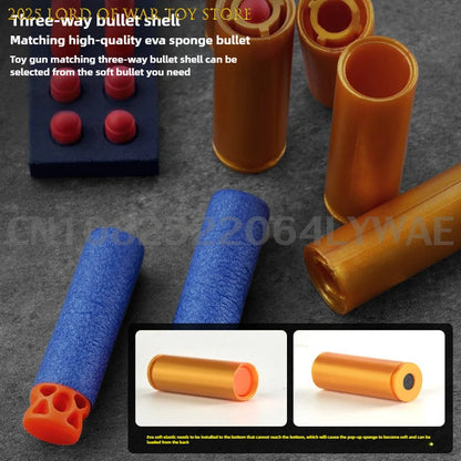 Barrett Sniper Rifle Toy Gun Realistic Soft Bullet Gun Big Manual Blaster Airsoft Weapons Adults Boys Outdoor Games CS Fighting