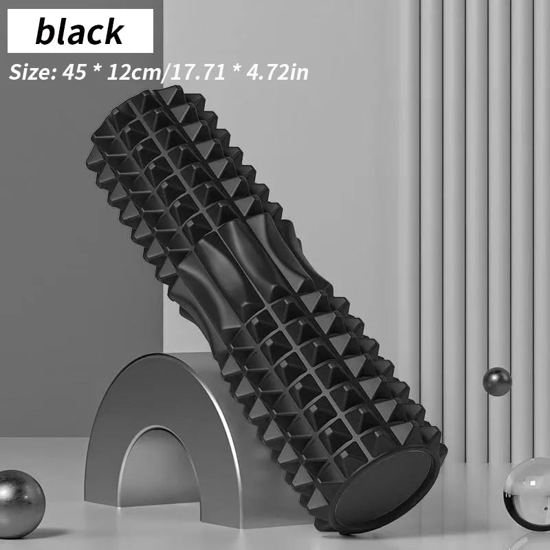Solid massage roller foam axis massage roller - auxiliary massage muscle relaxation massage stick exercise fitness relaxation ar