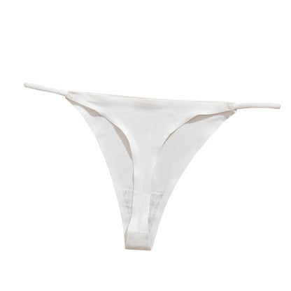 Ice Silk Underwear Trendy Thin Strap Ladies Underwear Plus Size Underwear Lightweight Stretchy Breathable Smooth Soft Underwear