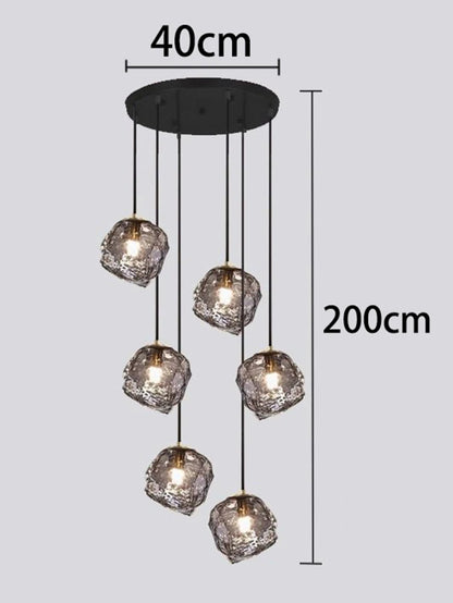 Modern home decor led lights pendant light lamps forstaircase Chandeliers for living room hanging light indoor lighting