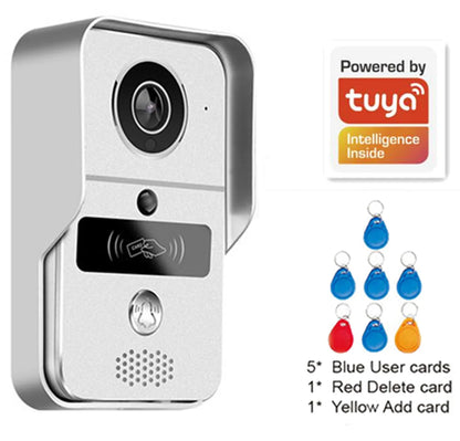 Tuya APP 2MP 1080P POE Wied WIFI IP  Doorbell  POE  Video Door Phone Intercom Visual Door Viewer Camera