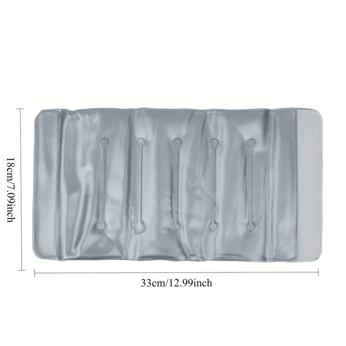 D5 Grey Insulated Wine Cooler Bag BBQ Reusable Quick Cooling PVC Tote Fits Most Bottles Keeps Wine Fresh for Picnic Party Travel