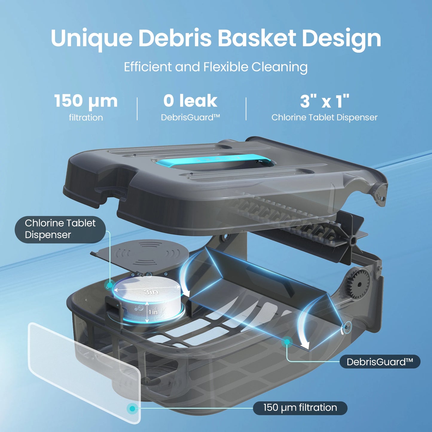 Refurbished AIPER EcoSurfer S2 Solar Powered Pool Surface Skimmer Robot with APP Support, 24/7 Continuous Cleaning, Dual Charging Modes, Smart Obstacle Avoidance, 150-um Filtration, OTA Upgrade