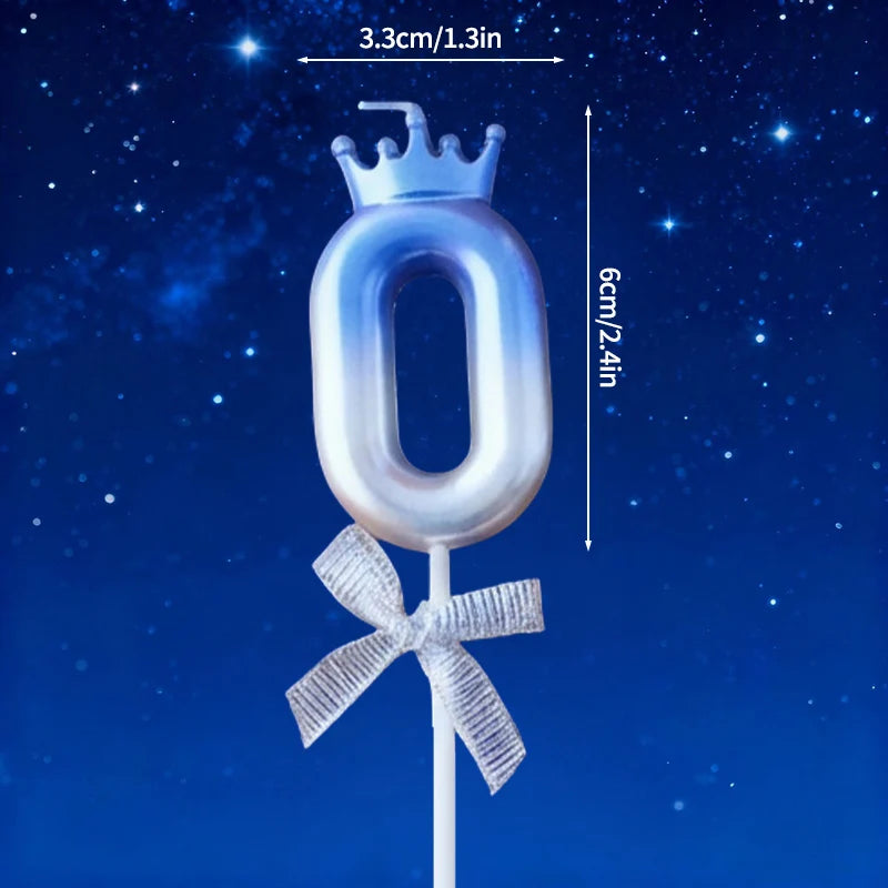 3D Candle Pink Birthday Number Candle Girl Happy Birthday Cake Topper Baking Celebration Memorial Anniversary Party Decor