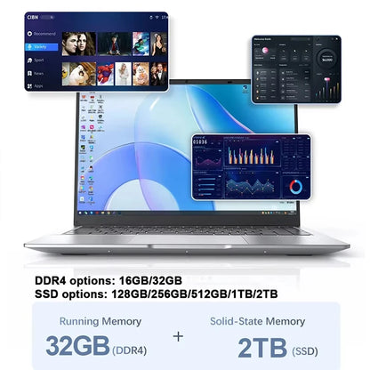 New Intel Core i9 10980HK 15.6inch laptop 16GB RAM 2TB SSD Windows 11 Por Office PC Notebook computer Portable Gaming laptops
