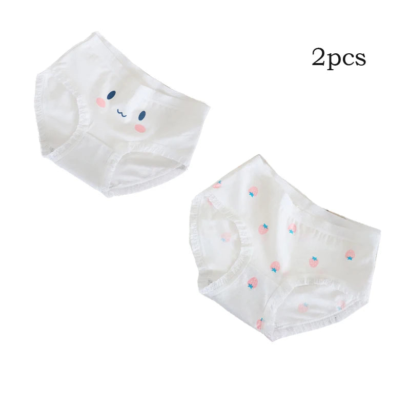 Teenage Triangle Panties Kids Solid White Underwear Pants Pure Cotton Breathable Underpants Child Girls Briefs For 7-16 Years