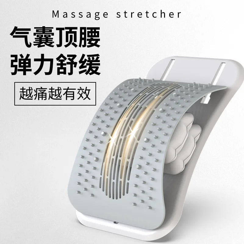 Lumbar Back Stretcher, Home Use Lower Back Traction Device, Spine Relief Support Massager for Back Discomfort Relief