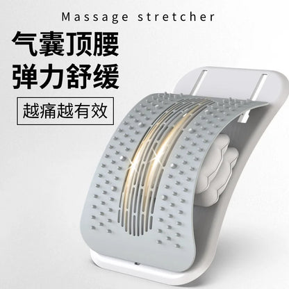 Lumbar Back Stretcher, Home Use Lower Back Traction Device, Spine Relief Support Massager for Back Discomfort Relief