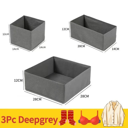 Underwear Organizers Of Cabinets And Drawers Wardrobe Clothes Bra Organizer For Underwear Socks Pants Home Foldable Storage Box