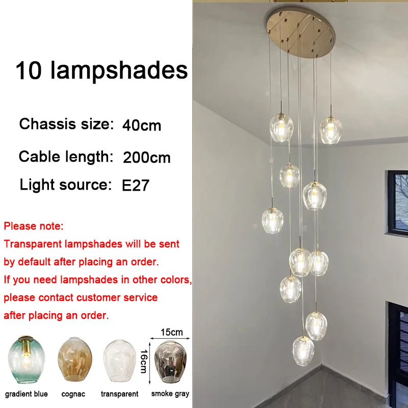 home decorationPendant lights, luxury crystal living room chandelier, bedroom Pendant lamp, ceiling light, indoor lighting