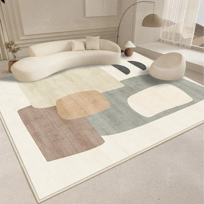 Minimalism Style Carpet Living Room Decoration Fluffy Soft Rugs for Bedroom Abstract Large Plush Rug Home Thickened Floor Mat