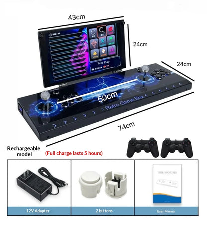 Joystick Game Console With Dual Joysticks Connected To Tv Pandora Game Console Folding Screen 0 Delay Home Nostalgic Arcade