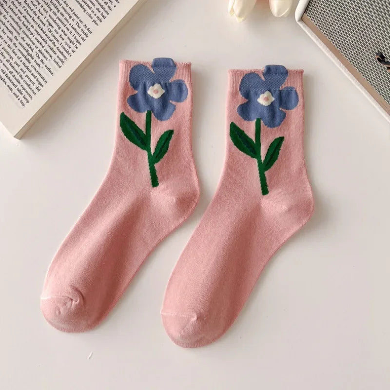 Ruffle Socks Women White Black Frilly Lolita Style Japanese Maiden Cute Kawaii Cotton Harajuku Princess Crew Socks Calcetines
