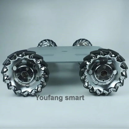 80Kg Load Robot Car Chassis With 152mm Metal Mecanum Wheel 24V Encoder Motor RC Tank Car for Arduino Programmable Robot DIY Kit