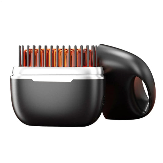 Small Hair Straightener Comb Straighteners Hair Styling Tool Less Frizz Smoother Straightening Brush Straighten Hair Brush