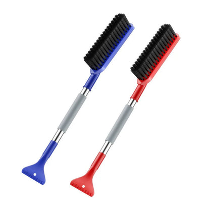 2-in-1 Car Snow Removal Brush & Ice Scraper | Multi-Functional Winter Snow Shovel with Extendable Handle | Auto Windshield Defrost Tool