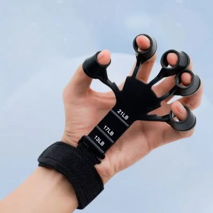 Hand Finger Flexibility Training Gear Portable Five-Prong Wrist Grip Exerciser for Daily Strength Workout