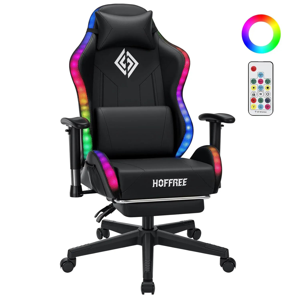 #LED Gaming Chair for Kids Reclining Gaming Chairs for Teens 8-15 Computer Chair with RGB Lights Kids PC Game Chair, Customized