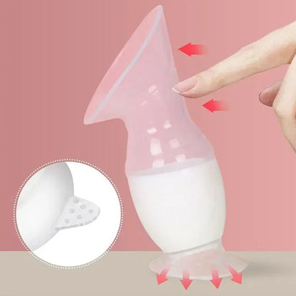 Baby Breastfeeding Feeding Manual Breast Pump Partner Breast Collector Automatic Correction Breast Milk Silicone Pumps BPA Free