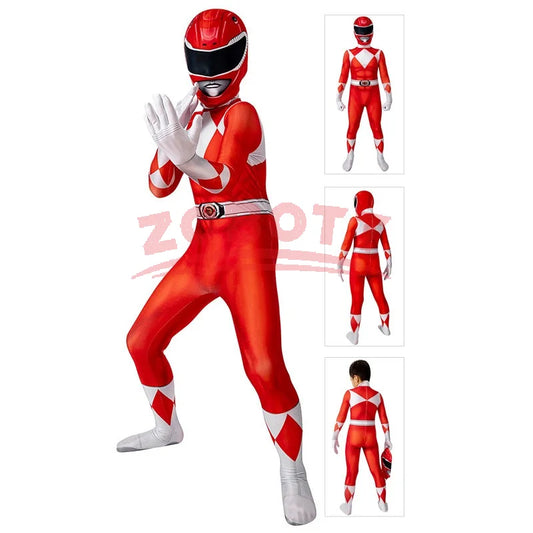 Adult Morpher Superhero Samurai Sentai Shinkenger Rangers Cosplay Fantasia Halloween Costume Mask Superhero Power Jumpsuit