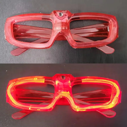 5/10/15/20/30 Pcs Led Neon Party Glasses Light Up Sunglasses Glow in the Dark Glasses for Kids Adults Party Supplies