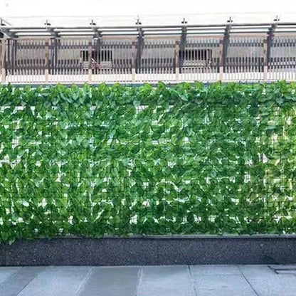 1M/3M Artificial Green Leaf Fence Panels Faux Privacy Fence Screen For Home Outdoor Garden Balcony Decoration