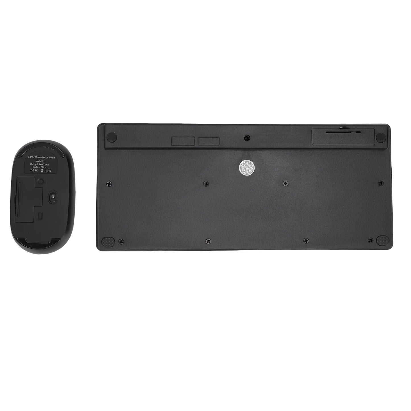 Russian Keyboard Mouse Set 78 Keys Slim 2.4G Wireless Keyboard and Mouse Combo for PC Laptop
