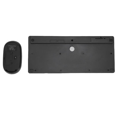 Russian Keyboard Mouse Set 78 Keys Slim 2.4G Wireless Keyboard and Mouse Combo for PC Laptop