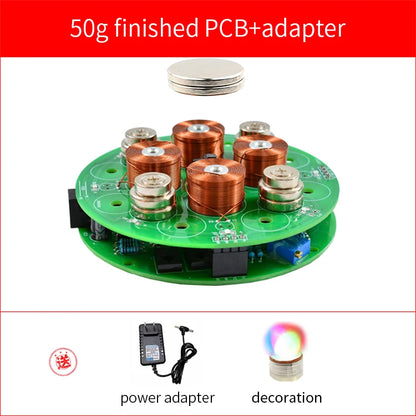 CIRMECH Intelligent Magnetic Levitation Push Type Magnetic Levitation DIY Kit DC12V 2A New Style Suspension Magnetic