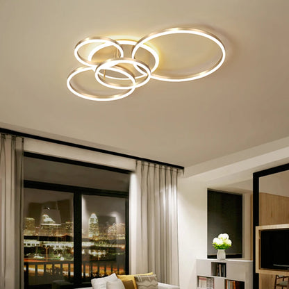 Modern Ceiling Chandelier Dimmable Ceiling Lamp LED Lights Indoor Lighting Fixtures for Home Living Study Room Bedroom Luminaire