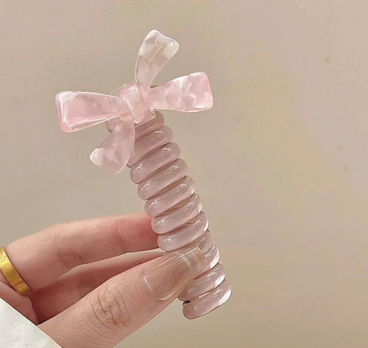 rope adult telephone cable ring Rabbit Cute Hair Ring Large Frosted Adult Hair Tie  head ring Children's telephone hephone Cable