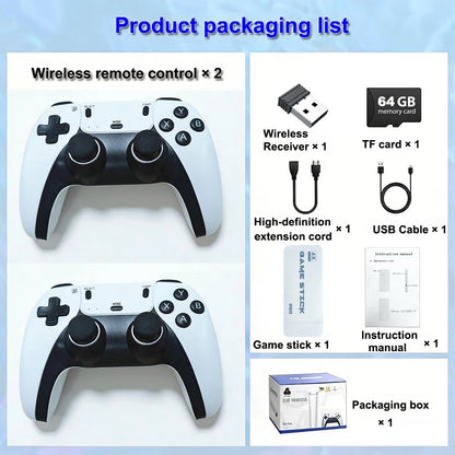 Two-Player Competitive Game Console TV 4K High-Definition Double-Player Retro Game Console PSP Game Controller