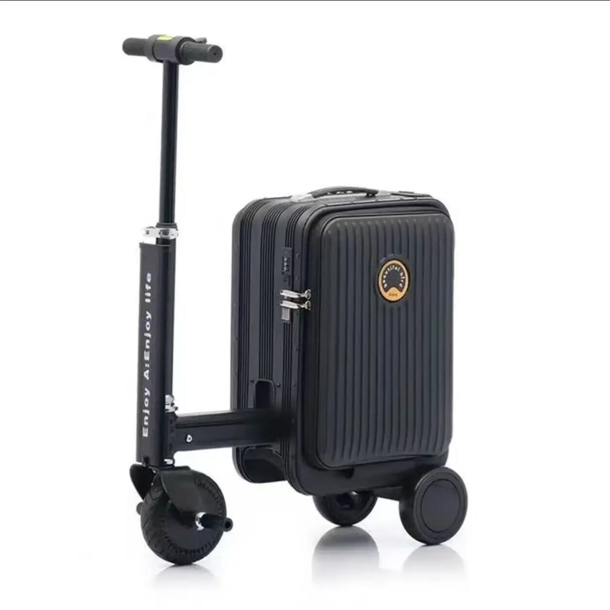 Electric Luggage with Smart Reverse and Forward Function for Walking, Riding, Traveling Trolley Case with Electric Driving